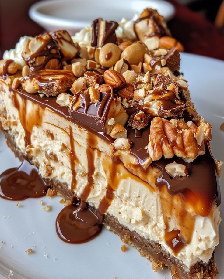 sweettooth3186's tweet photo. Smash or Pass?
Snickers Cheesecake |🧑‍🍳recipestower PIN https://t.co/fxyoK1xb0l
