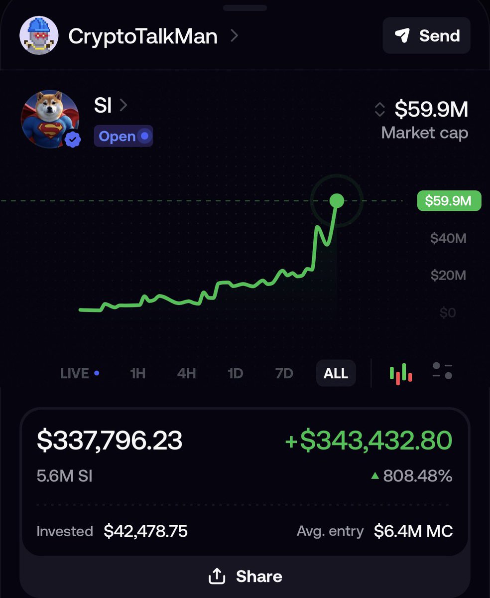 CryptoTalkMan's tweet photo. solana:DEW9dSN6QpWyNthphCpMmAbZP1Q4cEKR9xQXAri98WDP just hit a new ATH.

The crazy part?

It���s only getting started. https://t.co/iyrBEujpKw