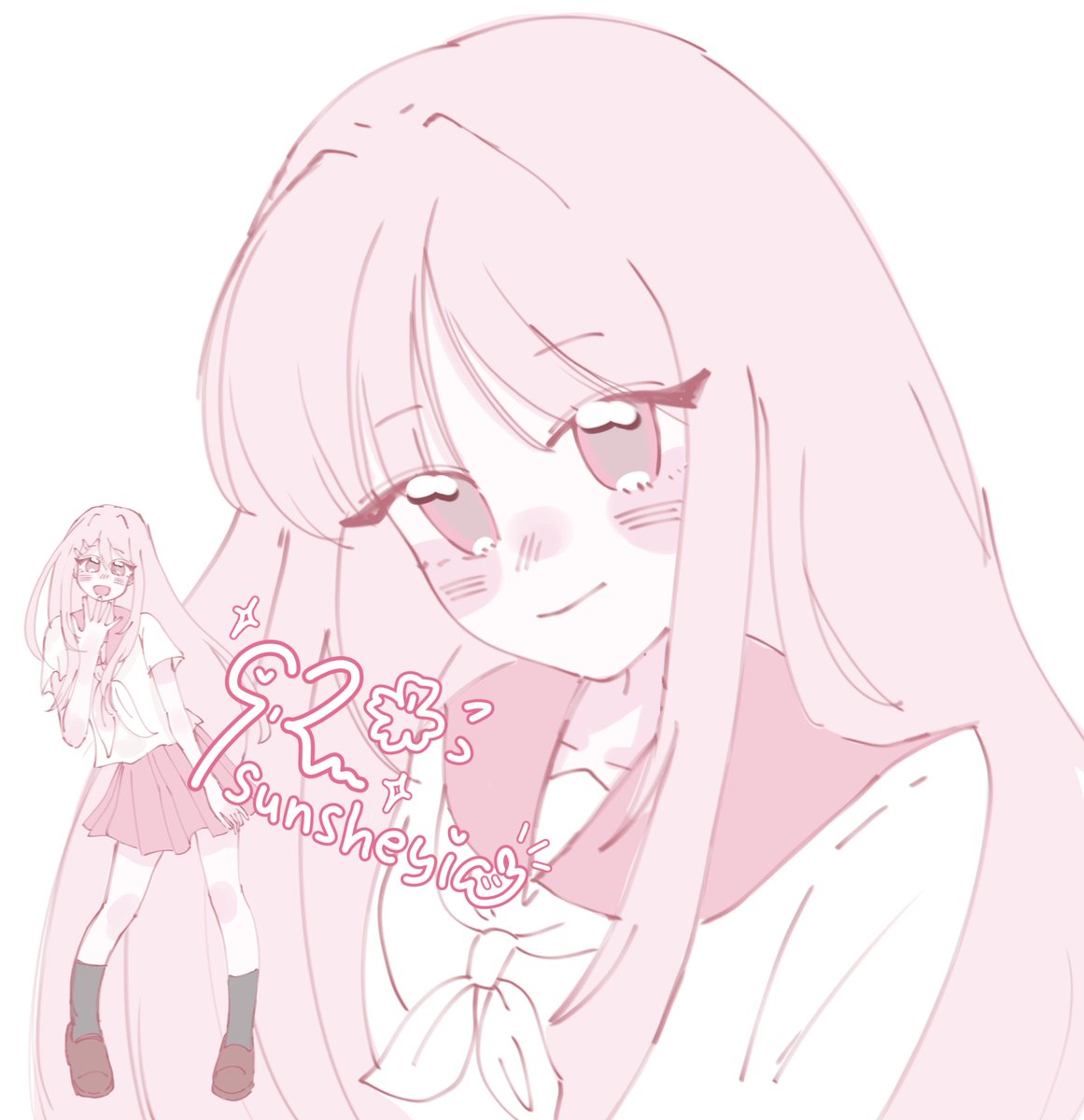 sheybubee's tweet photo. wip, will making a cute illustration by this one! 🩷

#artwork #artmoots #artcommissions #digitalartㅤ #WIP https://t.co/RWNnsGE4gB