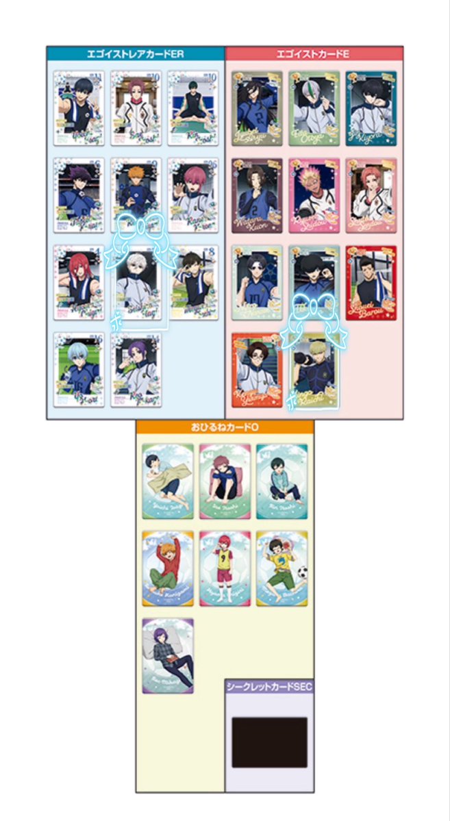 cmcpn_xx's tweet photo. 【交換】

ブルーロック ウエハース

譲❋ 画像参照

求❋ ER凪 雷市

なるべく同レアリティ同士での交換希望です🪴
サーチバンのためRPご協力いただけますと幸いです🙇🏻‍♀️

お気軽にお声掛けください🌼ྀི https://t.co/IelbIo2zja