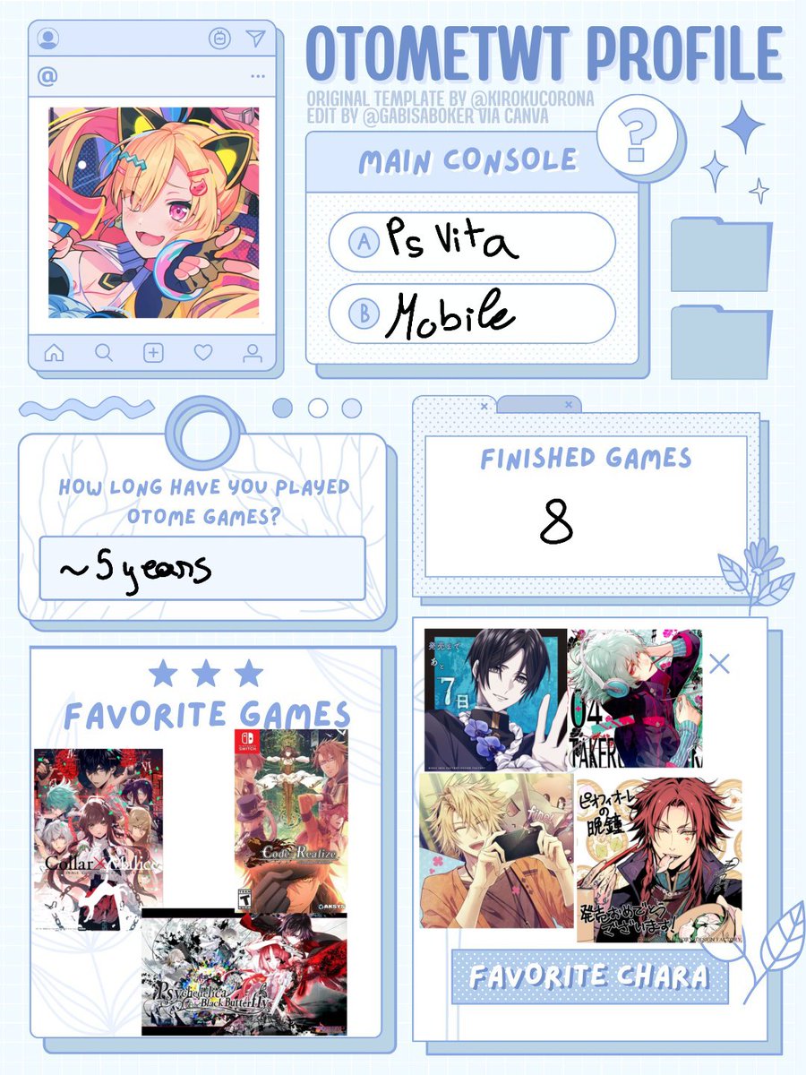 ann39p's tweet photo. Otometwt intro!! https://t.co/WDHGx705wo