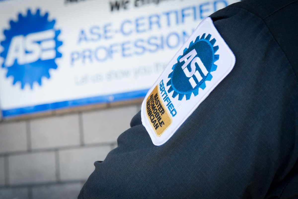 FrankBr05713205's tweet photo. A little about ASE automotive certification:
What is ASE? ASE certification is a professional credential managed by the National Institute for Automotive Service Excellence, an independent, non-profit organization established in 1972. It serves as a national standard for validating the technical competency, diagnostic skills, and knowledge of automotive service and repair professionals.
ASE sets the industry standard with their certification program. This includes testing in various automotive systems. For each exam that is passed, an ASE Certification is awarded.
ASE although not perfect is the most recognized credential that automotive technicians have today.
Many of the tests are not easy to pass and the tests are somewhat expensive. (most employers will pay for the tests) And mechanic certification is voluntary and not required in most shops or by law. 
My advice to the consumer is to look for mechanics that have ASE certifications if possible. And yes, just because a mechanic is not certified that does not mean they are not a great mechanic. I know many great ones who will not bother with the certifications.
And on the other hand, just because a mechanic has some certifications, that does not guarantee they are a good mechanic. Just as as any paper, even college degrees does not guarantee that in almost any field.
But its something and in automotive repair its pretty much all we have.
For me as a lifelong mechanic I got certified when ASE started and remained certified to present day. Having those ASE certifications opened many doors for me and often meant a higher wage. So I do recommend that mechanics consider taking the time and effort to get the certifications. All the shops I ever worked for paid for the testing but I am sure there are some that won't.