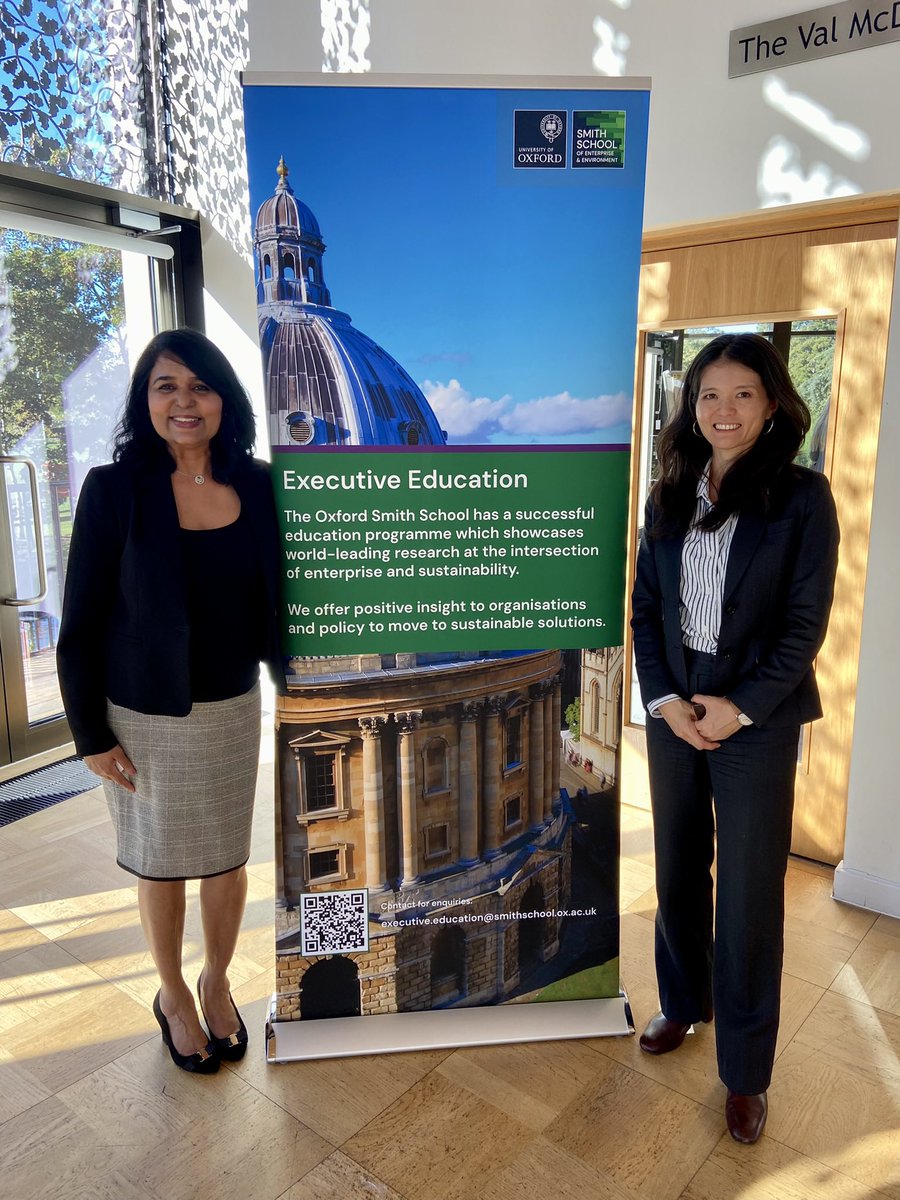 DrShubhaSandill's tweet photo. Leaving Oxford with new perspectives, frameworks &amp; plenty of ideas for the next chapter of my organization @LESF_ca including identifying transition challenges in terms of risks/opportunities &amp; pathways for chartering a future course of priority actions towards a green vision! https://t.co/oTrYuu57yr