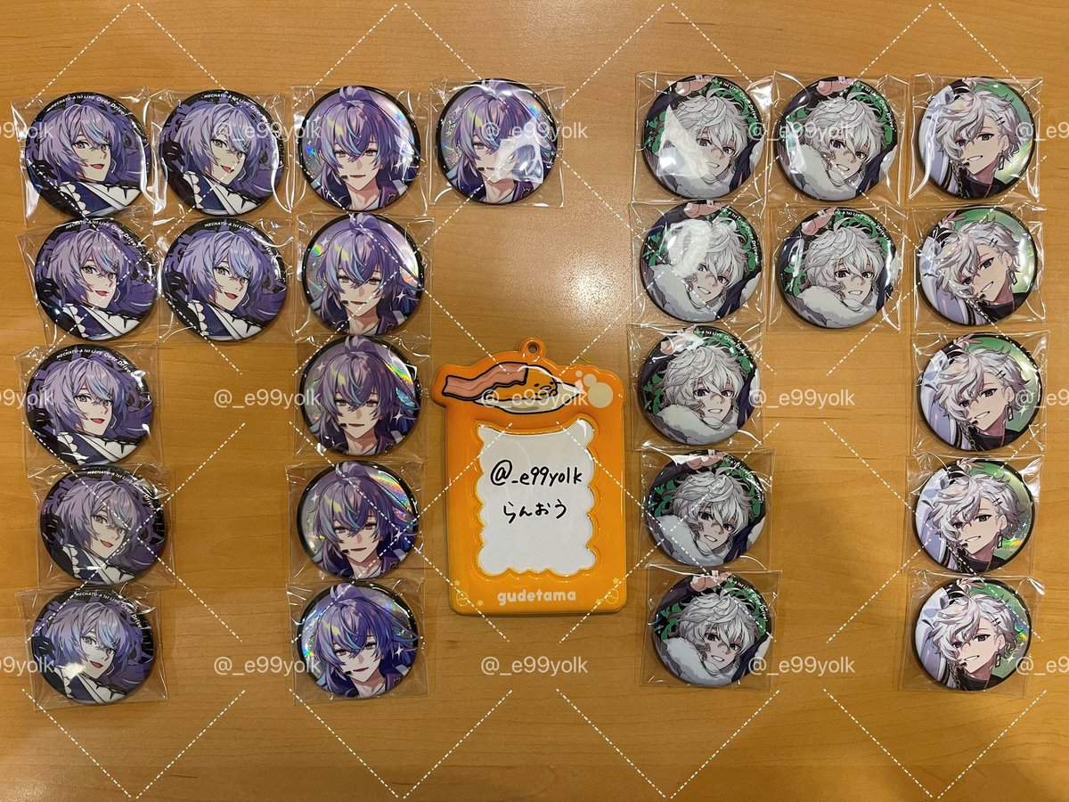 _e99yolk's tweet photo. 【交換】にじさんじ MECHATU-A めちゃつA ランダム 缶バ 缶バッジ 1st LIVE Over Drive!

譲┊画像3枚参照

求┊👻🔪

☑︎ 郵送交換のみ ※速達可能な方
    現地交換要相談 キャンセル不可
☑︎ 纏めての方優先

検索からでもお気軽にお声掛けください
随時リプ欄に声掛け中等交換状況をポストします https://t.co/v211yjNN2M