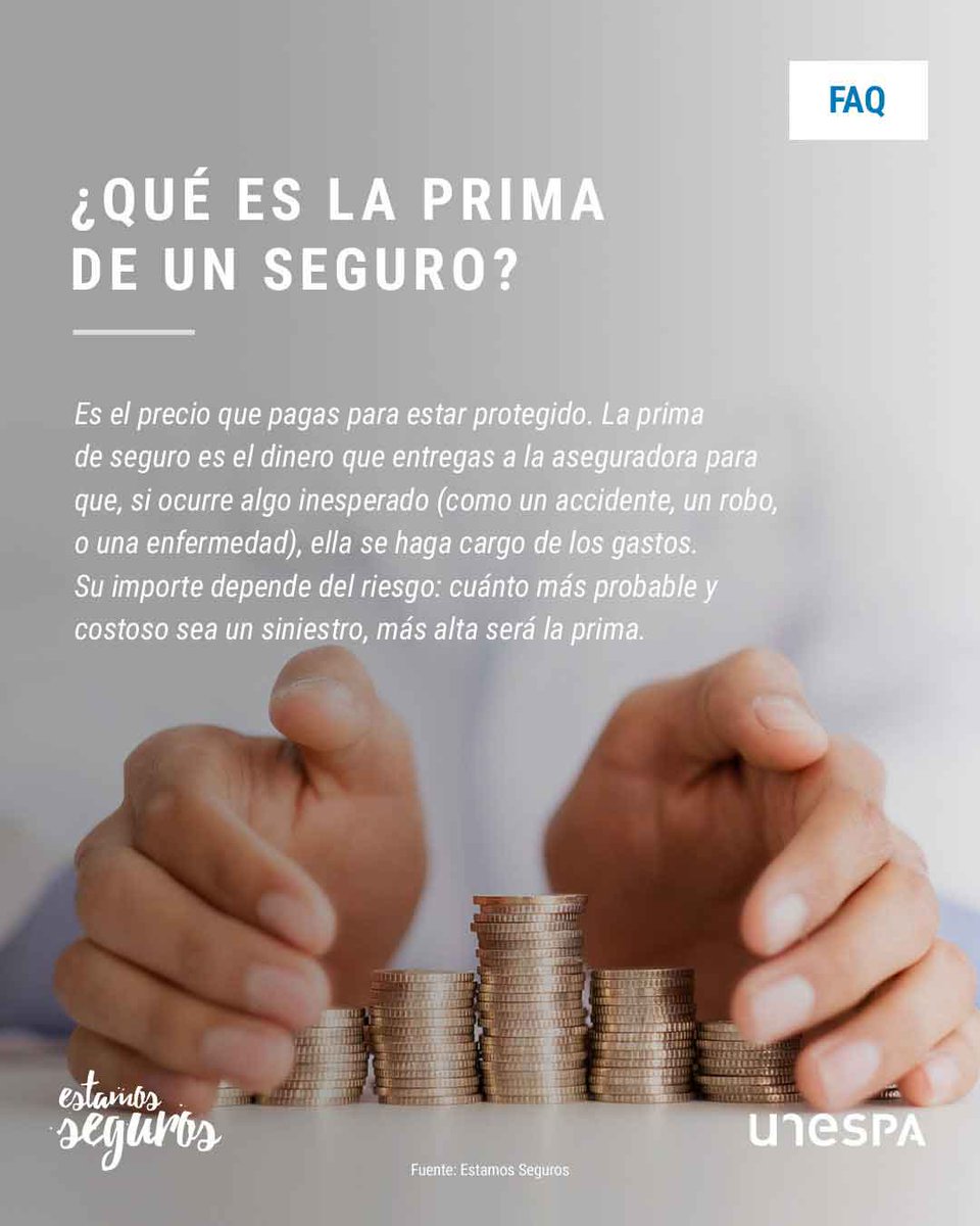 occidentbenaseg's tweet photo. Si tienes un seguro habrás oído hablar de la “#prima”. #EstamosSeguros te cuenta qué es la prima de un #seguro y cómo se calcula. ➡️ https://t.co/RNP4nIjE91