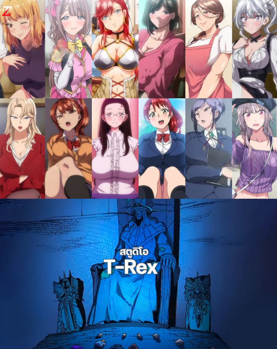 TwinZangetsu's tweet photo. Everyone showed up but T-Rex stole the throne. https://t.co/MCKGv3g3Hz