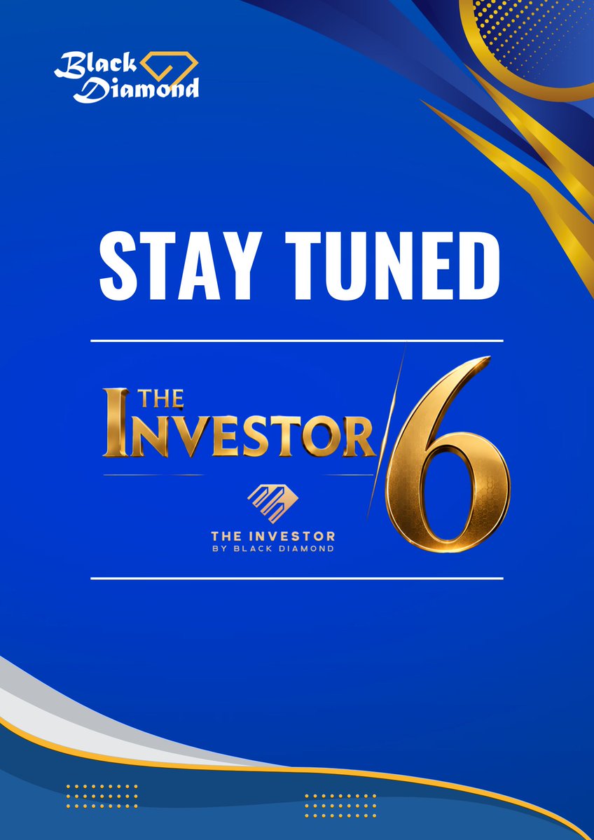 BDiamondEG's tweet photo. كونوا على استعداد لحدث استثنائي يجمع كبار المستثمرين.. The Investor 6 https://t.co/gAVrvXiFlZ
