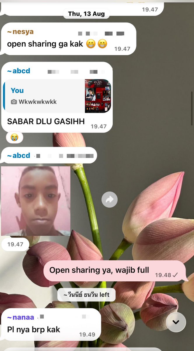 jwskywong's tweet photo. #thi 🚨HNR🚨 maaf kalo berantakan ya - ku hapus kalo ybs sudah melunasi semua tagihannya. 

*Kronologi*

Ditanggal 13 Agustus, aku ada open sharing Phuwin black card - aku reminder bahwa sharing harus full (kalo ga full ga fix co). Terus ybs ini coret 3 cc Phuwin https://t.co/XsArzvqKh5