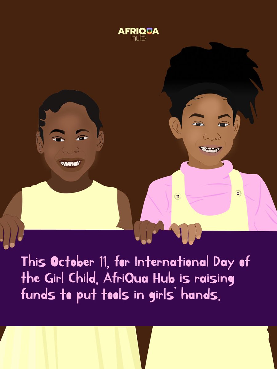 afriquahub's tweet photo. We really look forward to receiving donations from you. Help us make this year's outreach one to always remember for good.
#girlchildoutreach #creativity #afriquahub https://t.co/3grEoIsg2I