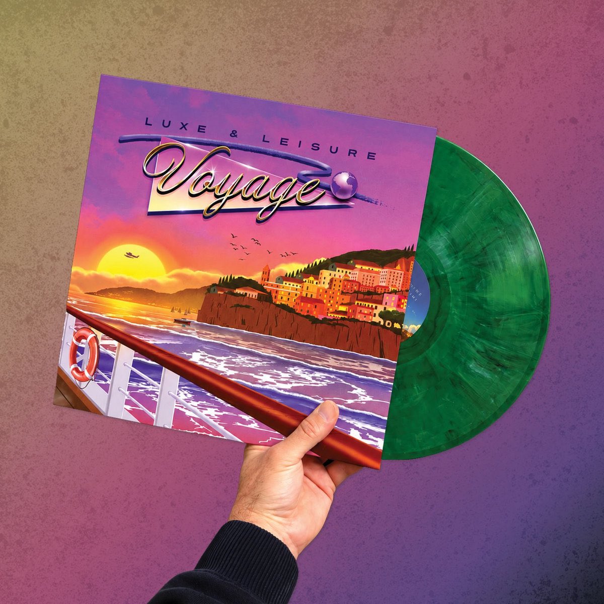 TimeSlaveRec's tweet photo. ‘Voyage’ by Luxe &amp; Leisure 
Now available as an ‘Eco’ Edition Vinyl

https://t.co/GyHuBmyTAk

In stock and ready to ship. 
They look incredible, and sound even better!

A blissfully chill synthwave LP

#synthwave #vinyl https://t.co/HP3orB7Nxc
