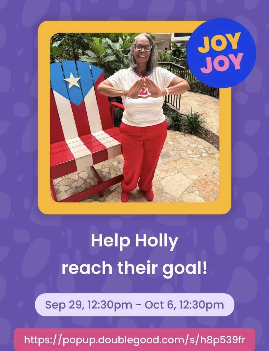 Holly_Lawson713's tweet photo. The Delta Fort2tude Foundation is a non-profit entity in Salisbury, NC that provides scholarships.I need your help in reaching my goal. Support our community efforts! The clock is ticking and our fundraiser will end on October 6, 2026.
#DoADoubleGood #ScholarshipFundraiser https://t.co/GxCASIRrJT