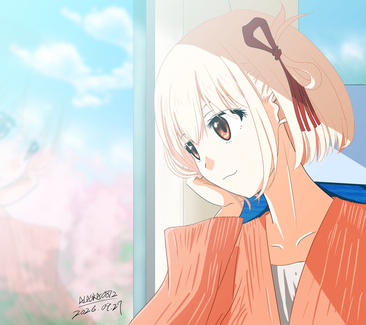 ALASKA0812's tweet photo. #今月描いた絵を晒そうㅤ
#リコリコ
今月は千束さん誕生日と、推し旅千束さんでした
…あれ？たきなさんは？w

※リコリコと、なのはガンブレで分けてます。 https://t.co/GWXfnEZ8gz
