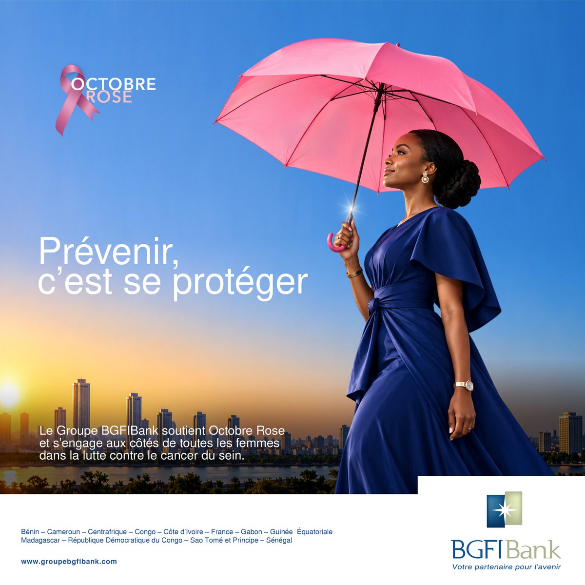 BGFIBOURSE2024's tweet photo. 🌸 Ce qui compte mérite d’être protégé.
 
En Octobre Rose, BGFI Bourse se mobilise pour rappeler l’importance de prendre soin de sa santé et de rester attentive aux signes qui comptent.

Parce que prendre soin de soi, c’est aussi se donner toutes les chances de préserver ses projets, ses rêves et ceux que l’on aime.
 
🎀 Octobre Rose : un mois pour penser prévention, toute une vie pour prendre soin de soi.
 
#BGFIBourse #OctobreRose  #Prévention #CancerDuSein