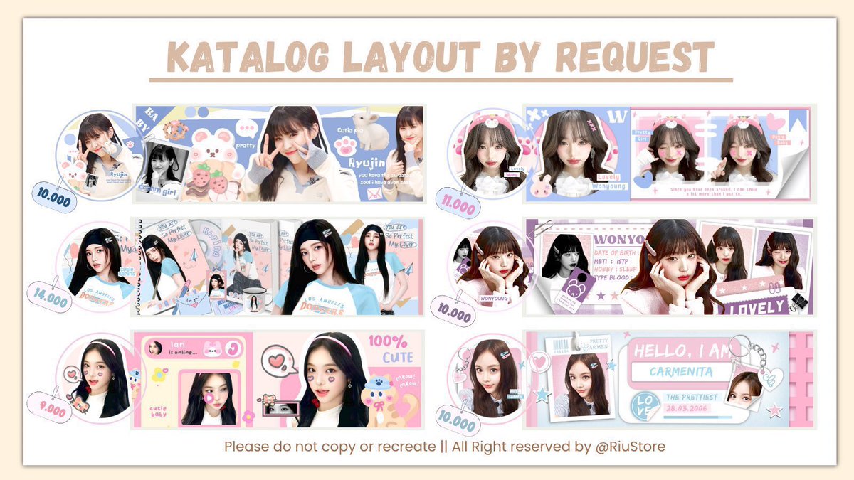 RiuStore's tweet photo. Hallo! Riu open layout made by req, Free recolor dan payment bisa All E-wallet/Qris. Untuk selengkapnya bisa liat di pinned atau DM ya (｡•̀ᴗ-)✧

#zonauang #bealanjaㅤ https://t.co/sqwh7gurtH
