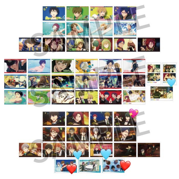 __O3__s's tweet photo. 【交換/譲渡】Free! ブロマイドコレクション ED Ending Scene

譲▶︎画像1~3

求▶︎画像4(💖>❤️>🩵)or定価+送料(4枚まとめて〜)

鳥取10.11.12日手渡し可能です。検索からでもお気軽にお声かけください！ https://t.co/Fm5kZQNpdJ