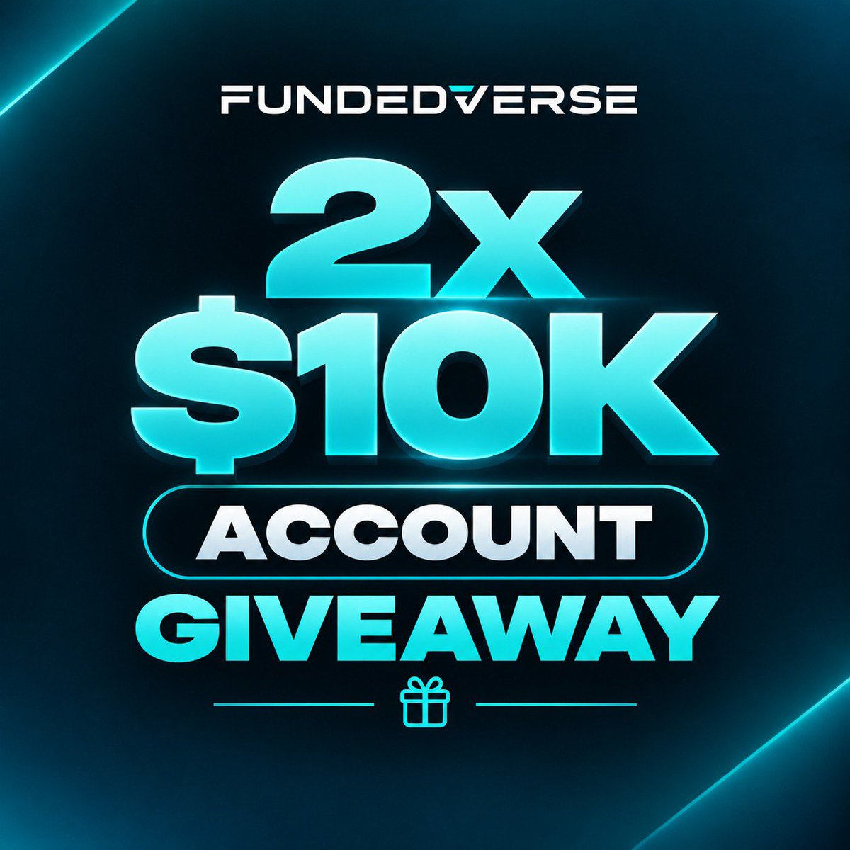 bash_trd's tweet photo. 🔔 GIVEAWAY ALERT 🔔 
2×$10K @FundedVerse accounts

To enter 
--Follow:
@bash_trd
@fundedverse

-- Also follow:
@khaleepsonfx
@piphunter01

-- Join FundedVerse Discord: https://t.co/9iQFBPV1My
-- Tag 3 friends
-- Repost the giveaway
Winners 🏆 in 3days https://t.co/FvL2rAPprO
