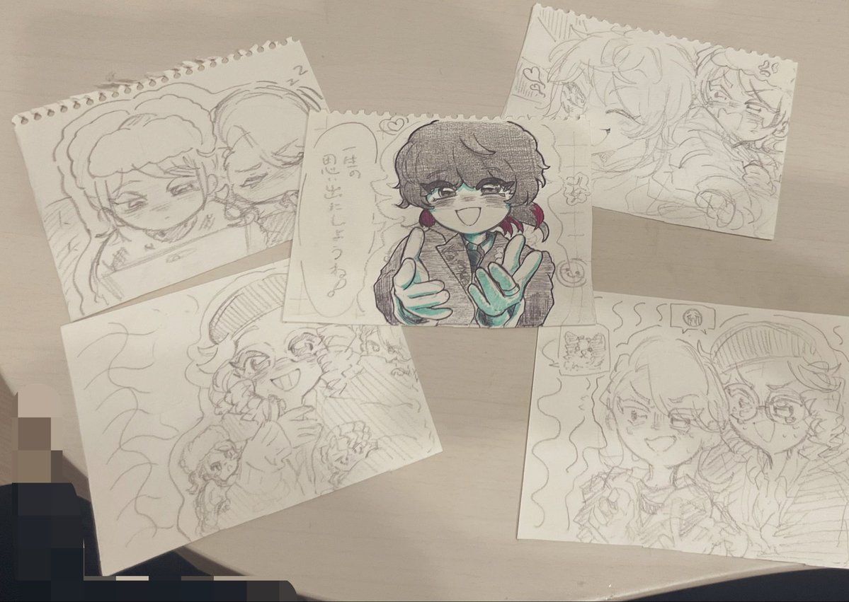 jiku__rinchan's tweet photo. こんな感じのイラストを今量産してるんですけど押し付けて挨拶してもいい方いらっしゃいますか🎶気がついたら⌚️ばかりになっちゃうから色んな子を描きたい https://t.co/koQVSi4QG2