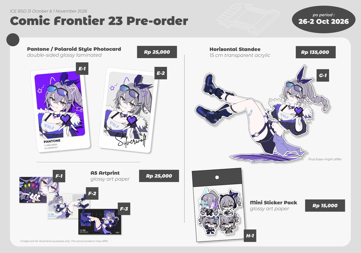 hakapi_1's tweet photo. ⟡ Hakapi works (ATATO) pre #CF23 giveaway &amp; PO Catalog .ᐟ ⟡

1 lucky winner will get a free silverwolf keychain of your choice!

⟡ rules:
▸Like &amp; Share this post
▸Tag at least 1 of your friends/moots !

More goods and GA info: ⤵︎ https://t.co/a6aJq26DJU