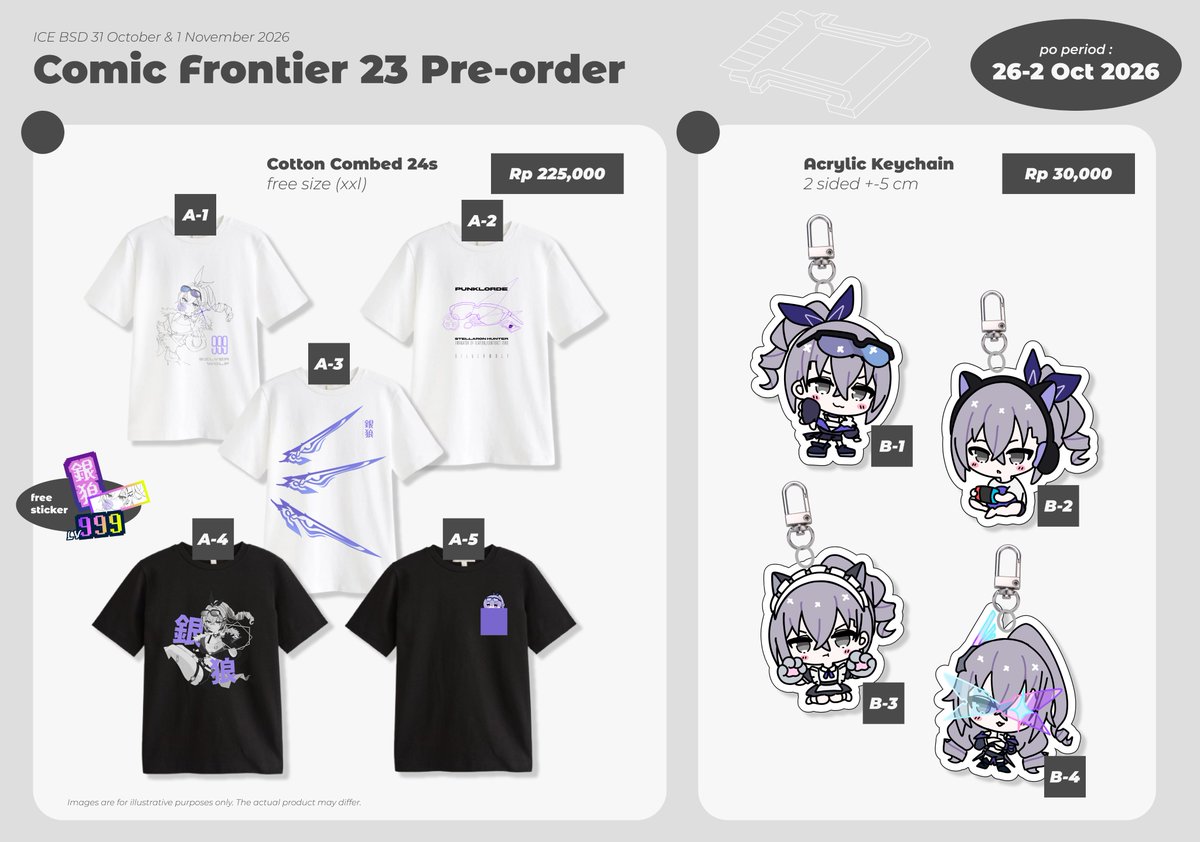 hakapi_1's tweet photo. ⟡ Hakapi works (ATATO) pre #CF23 giveaway &amp; PO Catalog .ᐟ ⟡

1 lucky winner will get a free silverwolf keychain of your choice!

⟡ rules:
▸Like &amp; Share this post
▸Tag at least 1 of your friends/moots !

More goods and GA info: ⤵︎ https://t.co/a6aJq26DJU
