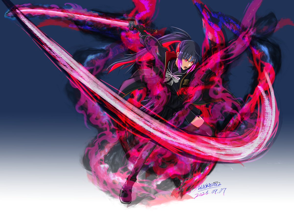 ALASKA0812's tweet photo. #今月描いた絵を晒そうㅤ
#なのはEXGV

1枚目のシイナは先月末だけど、今月扱いで…。

4枚ともエフェクトがモリモリですw https://t.co/P3g8M5KTm5