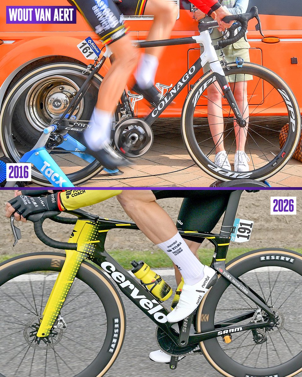 VelonCC's tweet photo. The bikes they used to ride 👀😍

📸 Getty Images https://t.co/4T7nvuTaEy