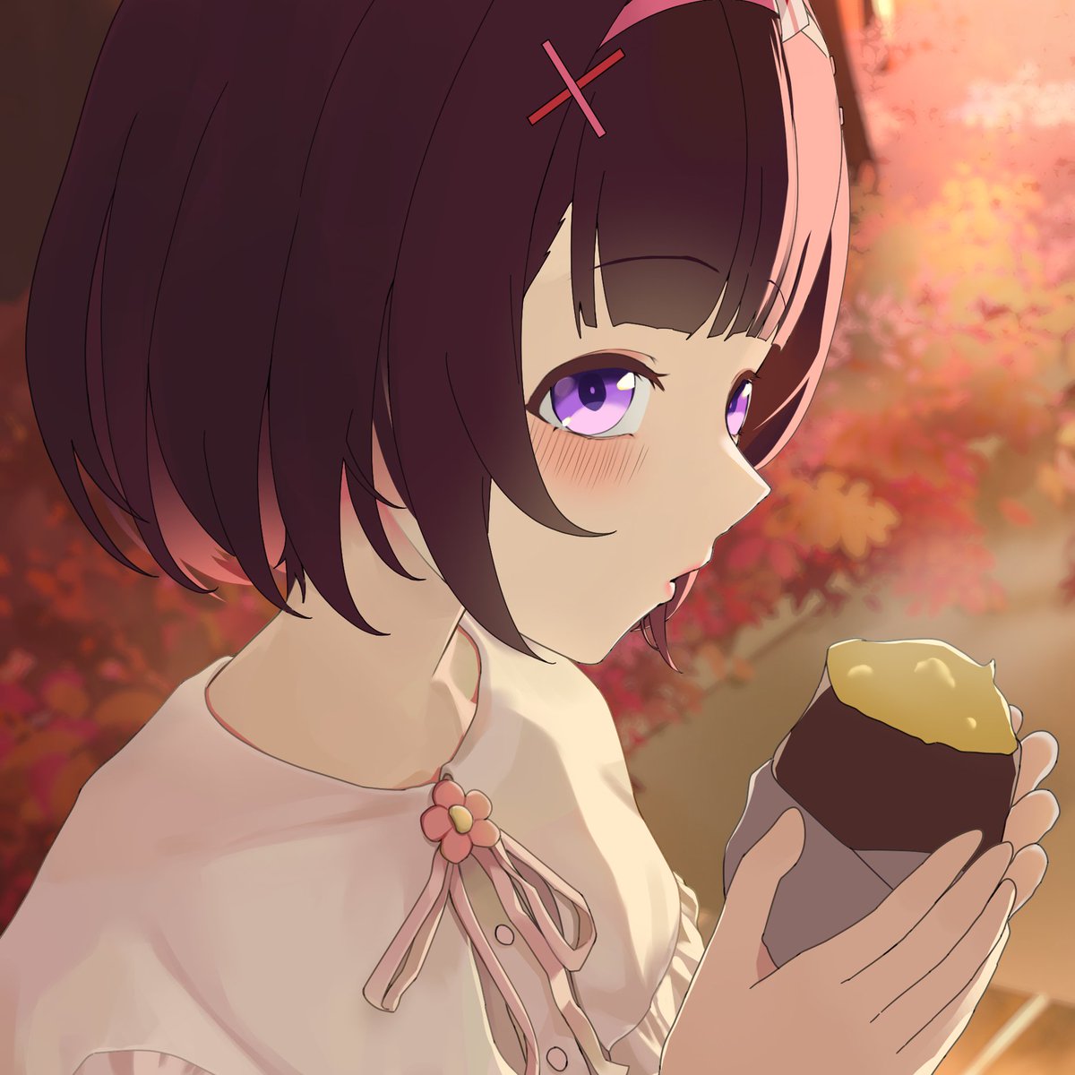 Fuyo_Nagatsuki's tweet photo. 秋っぽいニシノフラワーwip🌸 https://t.co/NSFcKSejfp