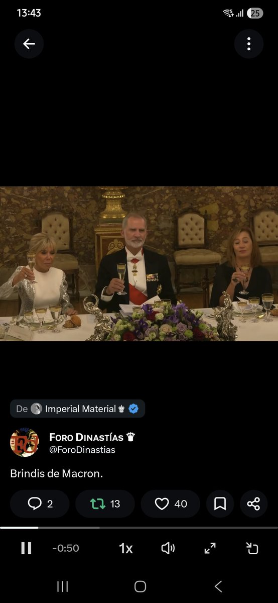 mmgg19_eu48's tweet photo. @CasaReal @Elysee @france_espagne @EmbEspFrancia @MAECgob @Telefonica @EjercitoTierra @EjercitoAire @IdiazAyuso @vox_es @ejercitodelaire MMGG: Detalles @EmmanuelMacron PRESIDENTE DE LA REPUBLICA DE #FRANCIA Y BRINDA POR:
EL #REY DE #ESPAÑA
LA REINA DE ESPAÑA
LA PRINCESA DE ASTURIAS
EL PUEBLO ESPAÑOL
EL PUEBLO DE FRANCIA
EL ACUERDO DE AMISTAD FRANCO- ESPAÑOL 🇪🇸🇫🇷
#VIVALACONSTITUCIONESPCE1978
@EP_President https://t.co/P8EhXNFFbu
