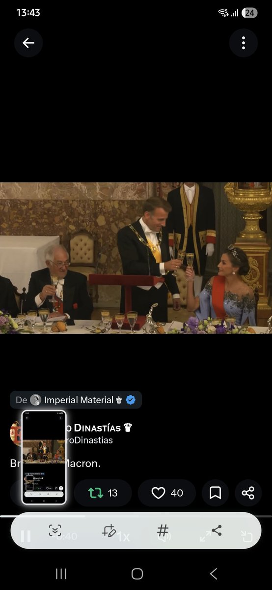 mmgg19_eu48's tweet photo. @CasaReal @Elysee @france_espagne @EmbEspFrancia @MAECgob @Telefonica @EjercitoTierra @EjercitoAire @IdiazAyuso @vox_es @ejercitodelaire MMGG: Detalles @EmmanuelMacron PRESIDENTE DE LA REPUBLICA DE #FRANCIA Y BRINDA POR:
EL #REY DE #ESPAÑA
LA REINA DE ESPAÑA
LA PRINCESA DE ASTURIAS
EL PUEBLO ESPAÑOL
EL PUEBLO DE FRANCIA
EL ACUERDO DE AMISTAD FRANCO- ESPAÑOL 🇪🇸🇫🇷
#VIVALACONSTITUCIONESPCE1978
@EP_President https://t.co/P8EhXNFFbu