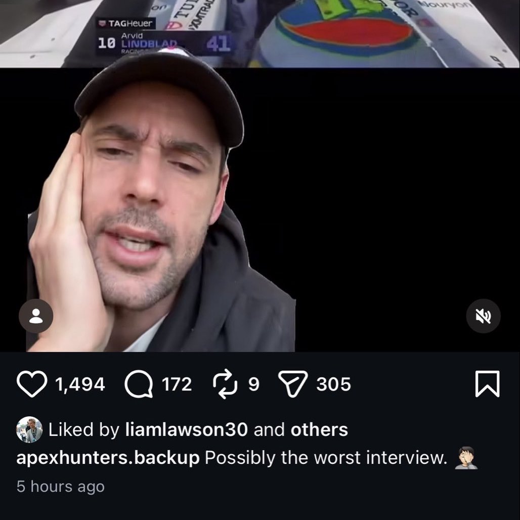 arvidsnoopy's tweet photo. arvid has apologised like a million times already, so i genuinely don’t get what liam wants at this point 😭 being pissed about what happened is fair, but liking reels made to send hate arvid’s way instead of talking it out with him and the team is.... https://t.co/vUzl0KUmIg