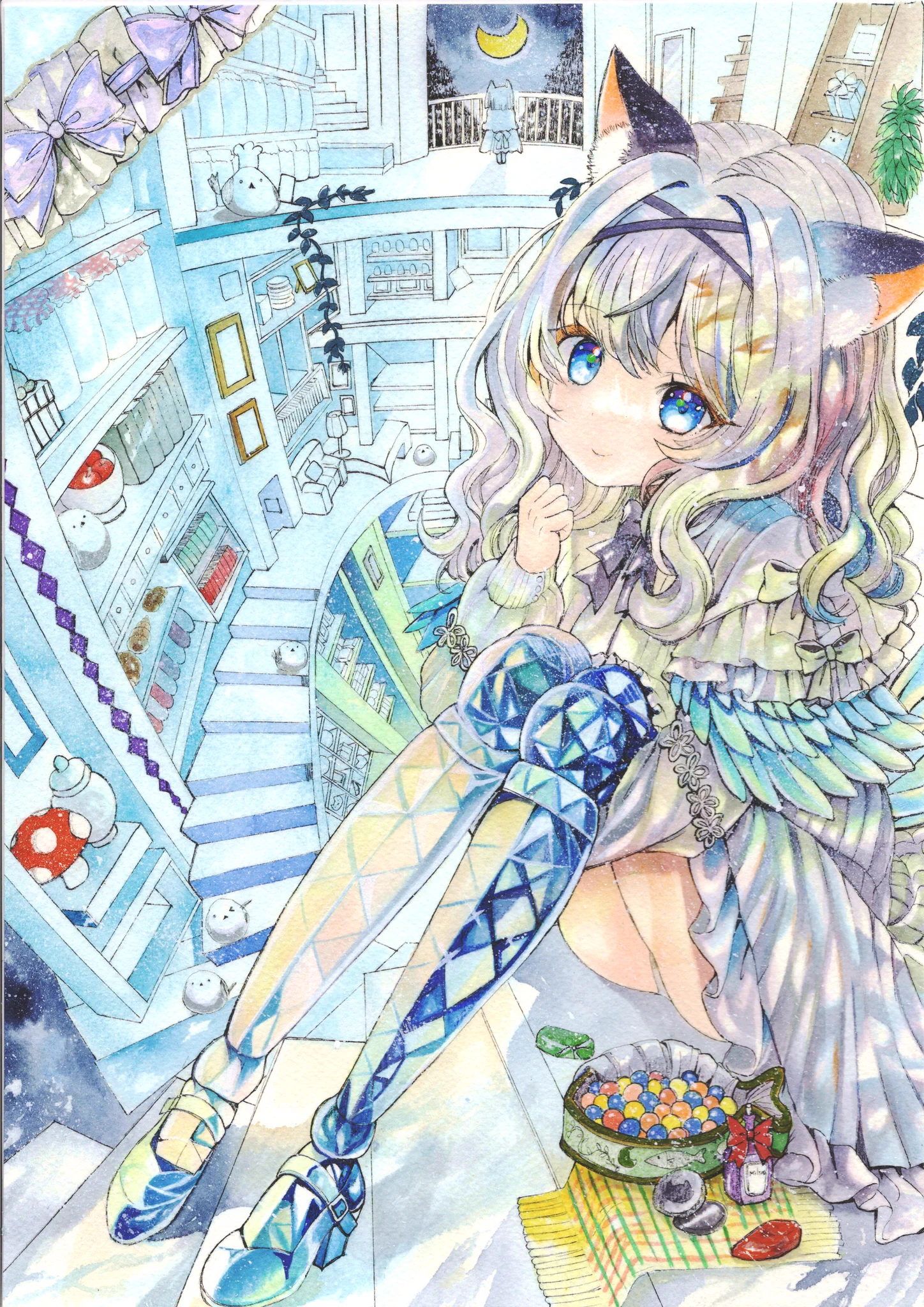 ミル@18時、まったり手描きイラスト更新 on X: 