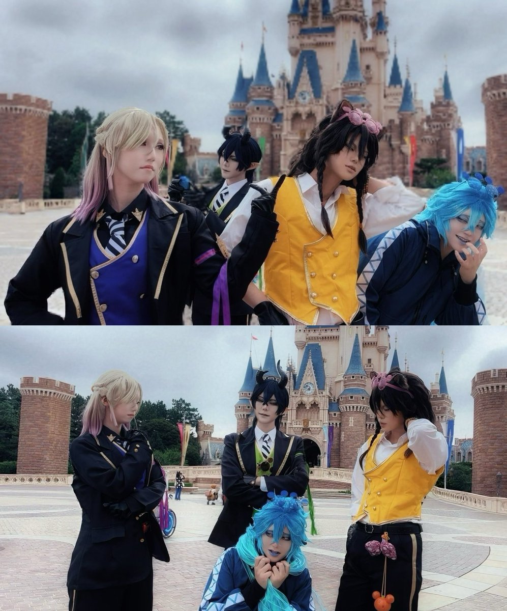 pooh__0317's tweet photo. 速報用に撮った写真がとっても4コマだったから見てくださいな🎶

笑ってただけなのになんでこんな目に！！みたいな写真になった笑

📷⇒@ryouka_9m 

 #Dハロ仮装2026 https://t.co/U1ufRcYZpb