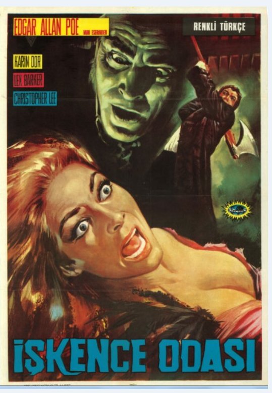 EsrefBudak's tweet photo. Die Schlangengrube und das Pendel  1967  The Torture Chamber of Dr. Sadism-ISKENCE ODASI-Dir Harald Reinl https://t.co/Lyw2x9oqBm
