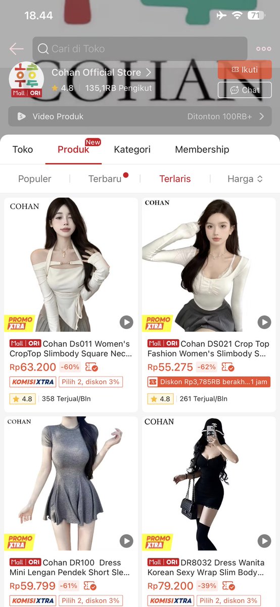 Airapeje's tweet photo. STOP SROLL GIRLS‼️😭

Siapa yang suka outfit korean style merapat ?👀

Modelnya cakep banget dan harganya masih 50 ribuan aja✨

Ini sih definisi look mahal, harga bersahabat 🤍 https://t.co/zkfvlq0hGU
