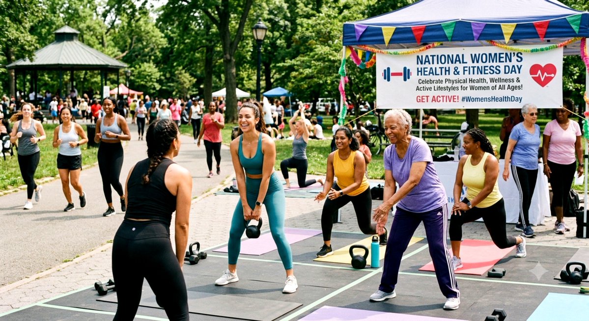 ASHOKJOSEPH0's tweet photo. National Women's Health &amp; Fitness Day 🏋️‍♀️

Focus on physical health, wellness, and encouraging active lifestyles for women of all ages.

#WomensHealthAndFitnessDay #FitnessGoals #HealthyLiving #WomenEmpowerment https://t.co/fSDEL7xahH