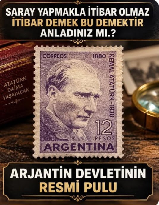 GoktasSeynur's tweet photo. Arjantin'de basılan
ATATÜRK pulu https://t.co/NfibX7IHBL