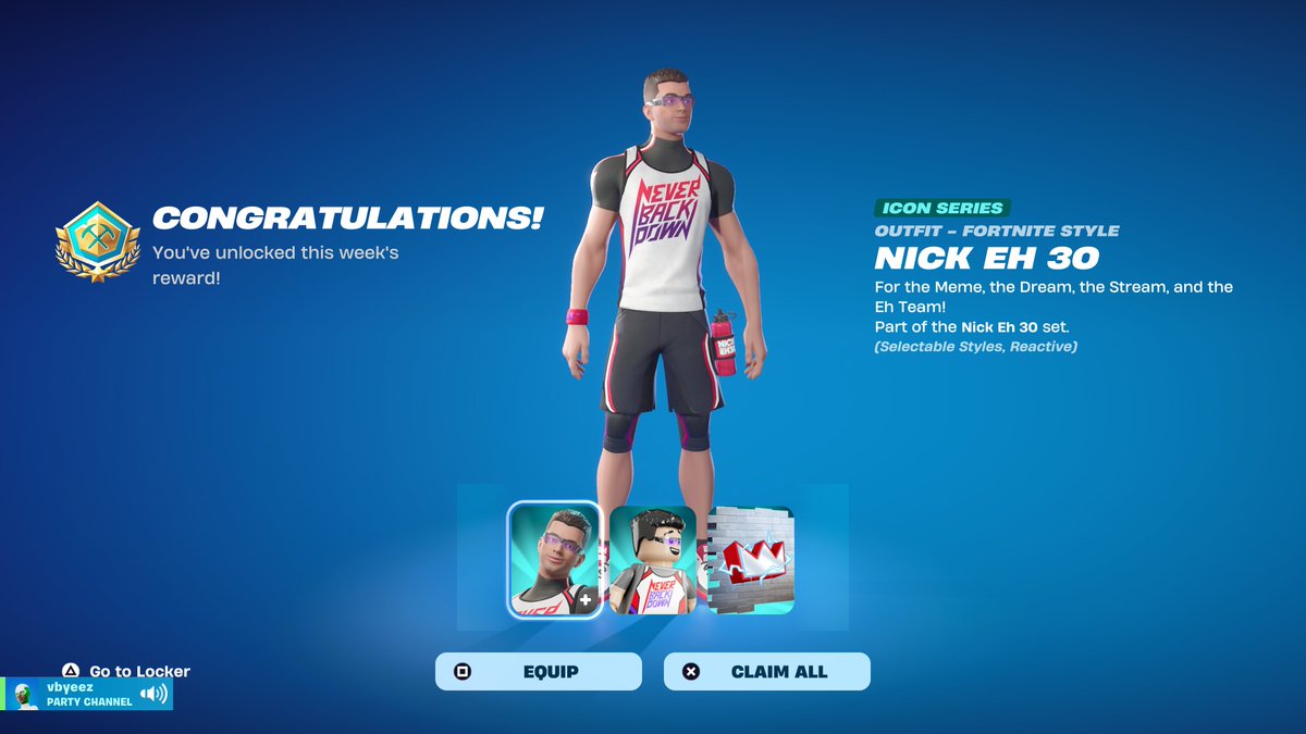 timmyfv_'s tweet photo. 🏆 107th Nick Eh 30 PlayStation Cup 🏆 
@NickEh30 w skin bro!!

Thanks for @ruhlzyt for coaching.

This is the reason I dont qual finals 👇👇 https://t.co/khKGbdXiLv