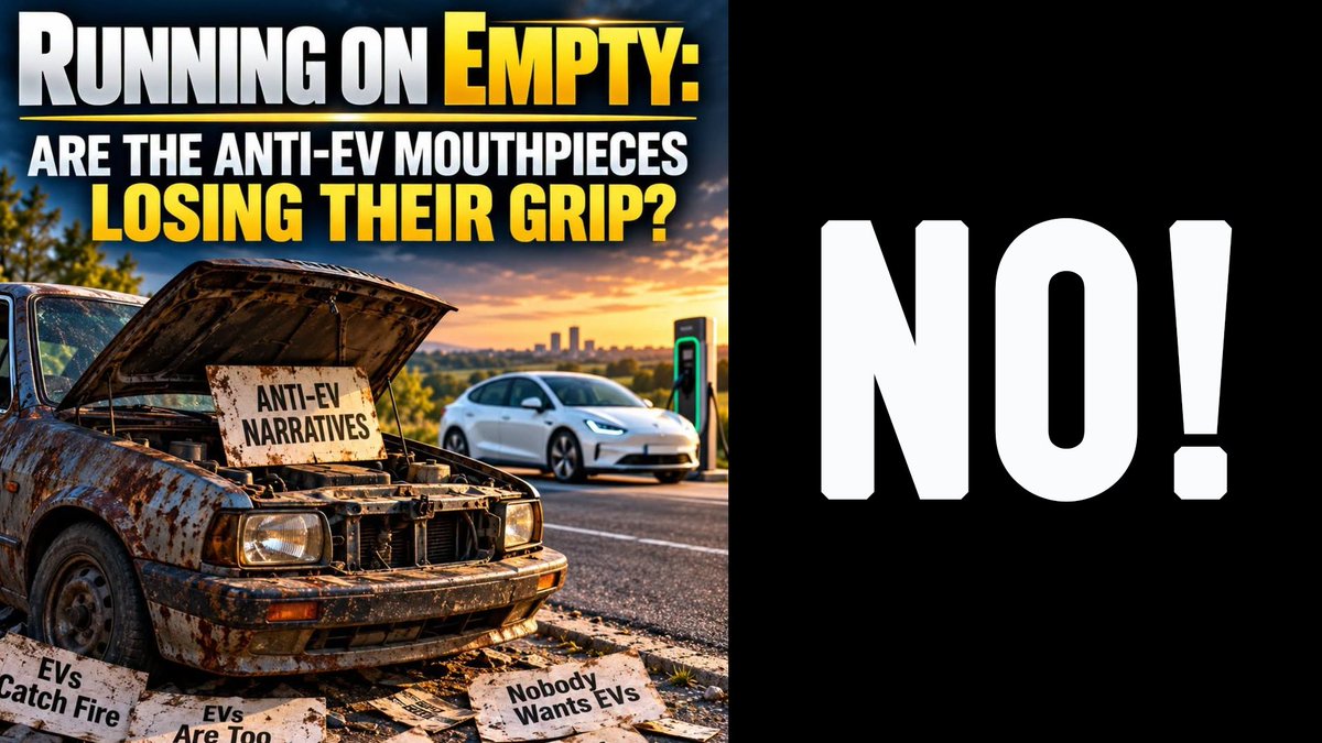 GeoffBuysCars's tweet photo. NEW VIDEO!
It has 2 titles...
Geoff, have you seen this hit piece on you and Tony?
Are the EV mouth pieces losing their grip? No!
https://t.co/9D303YbFBG https://t.co/8VoVpgiCG4