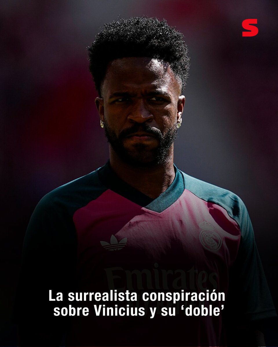 sport's tweet photo. 🤯 ¿Vinícius tiene un doble? Internet ha decidido que sí

👀 Su mal inicio de temporada, algunos cambios físicos y una imagen en la que no se aprecian sus tatuajes han disparado una surrealista teoría en redes https://t.co/wQRCLdcg2G