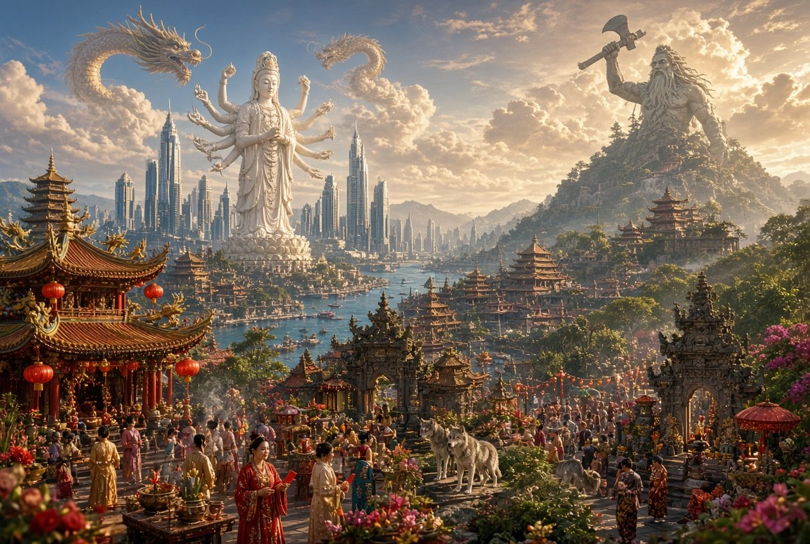 TudigongS9791's tweet photo. ''Generate an image of what the world would look like if i were in charge, based on my tweets.'' https://t.co/DSa6qQQtoA