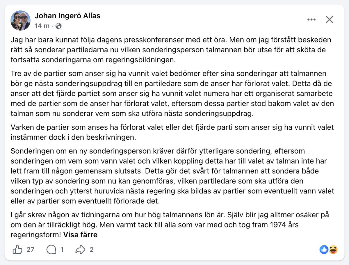 viktorbk's tweet photo. Jag har följt det med båda öronen. Det går inte att påstå att @JohanIngero har fel i sak här. https://t.co/0OI7qH5Fbb
