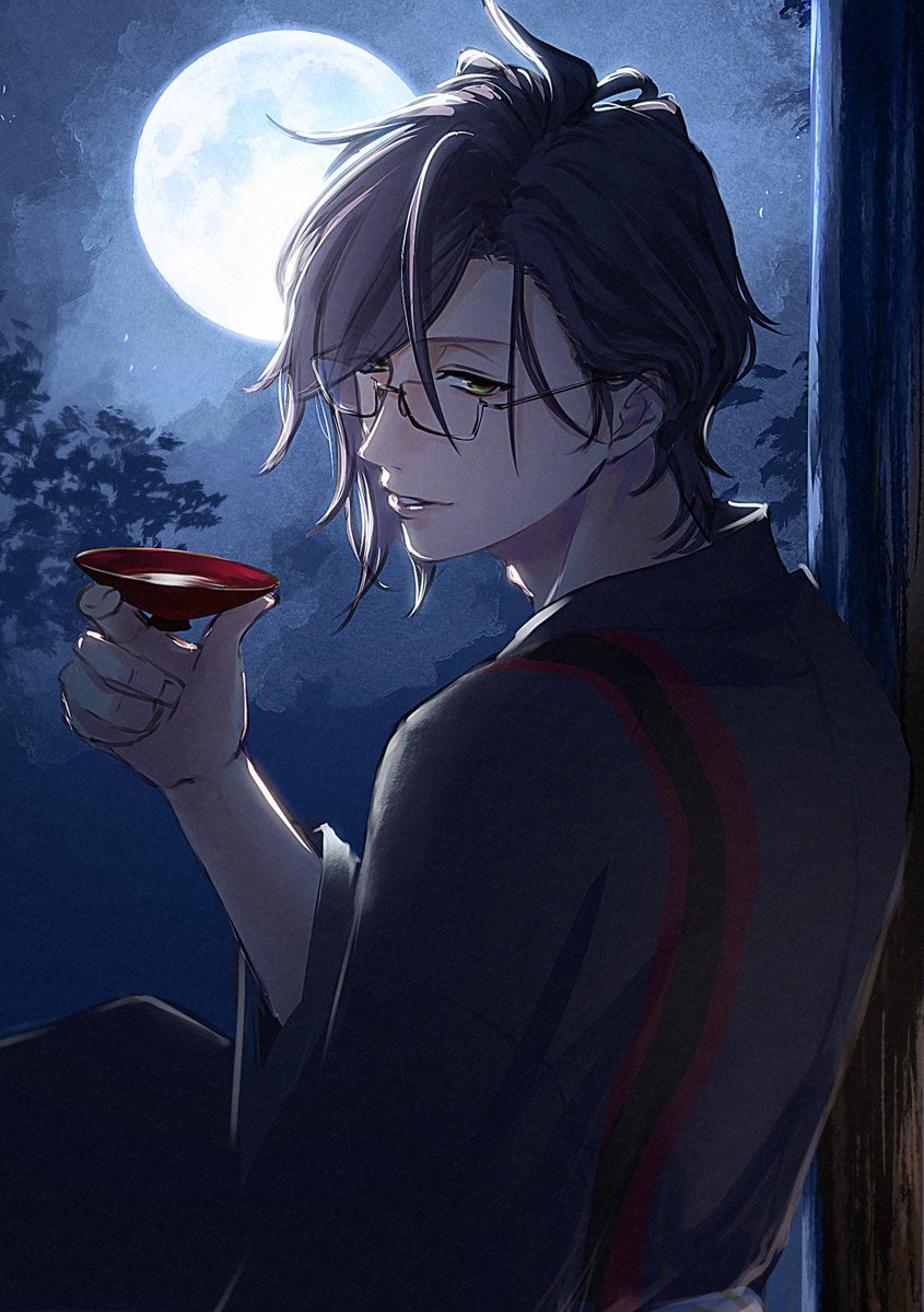 miizukii_312's tweet photo. 月見酒。 https://t.co/qlTIESj2Wl