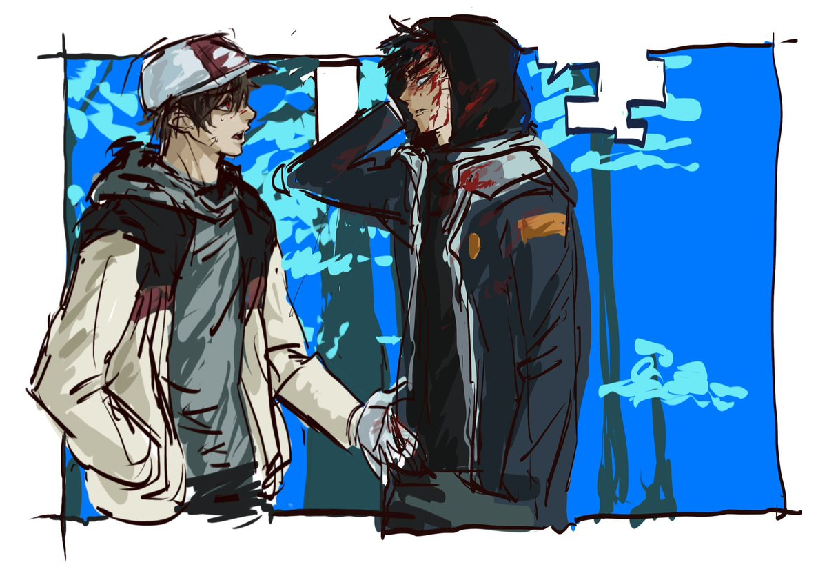 O90q_'s tweet photo. 둘이싸워? https://t.co/Grg4CmjIwY
