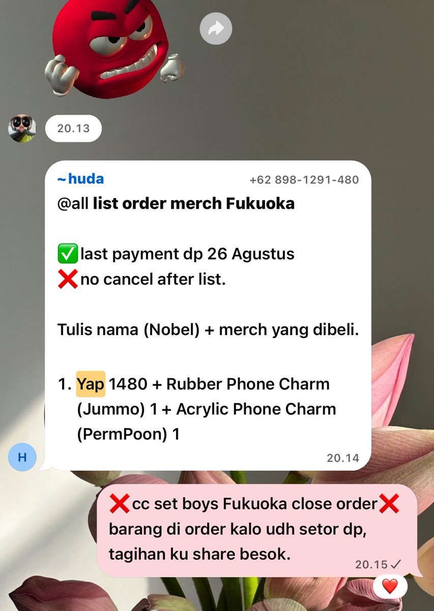 jwskywong's tweet photo. Karena tak kunjung mendapat jawaban, ditanggal 4 September pihak kami memberikan peringatan. (Beberapa bukti bahwa ybs sempat list banyak merch) setelah itu chat kami di bales https://t.co/xXxNw60tqr