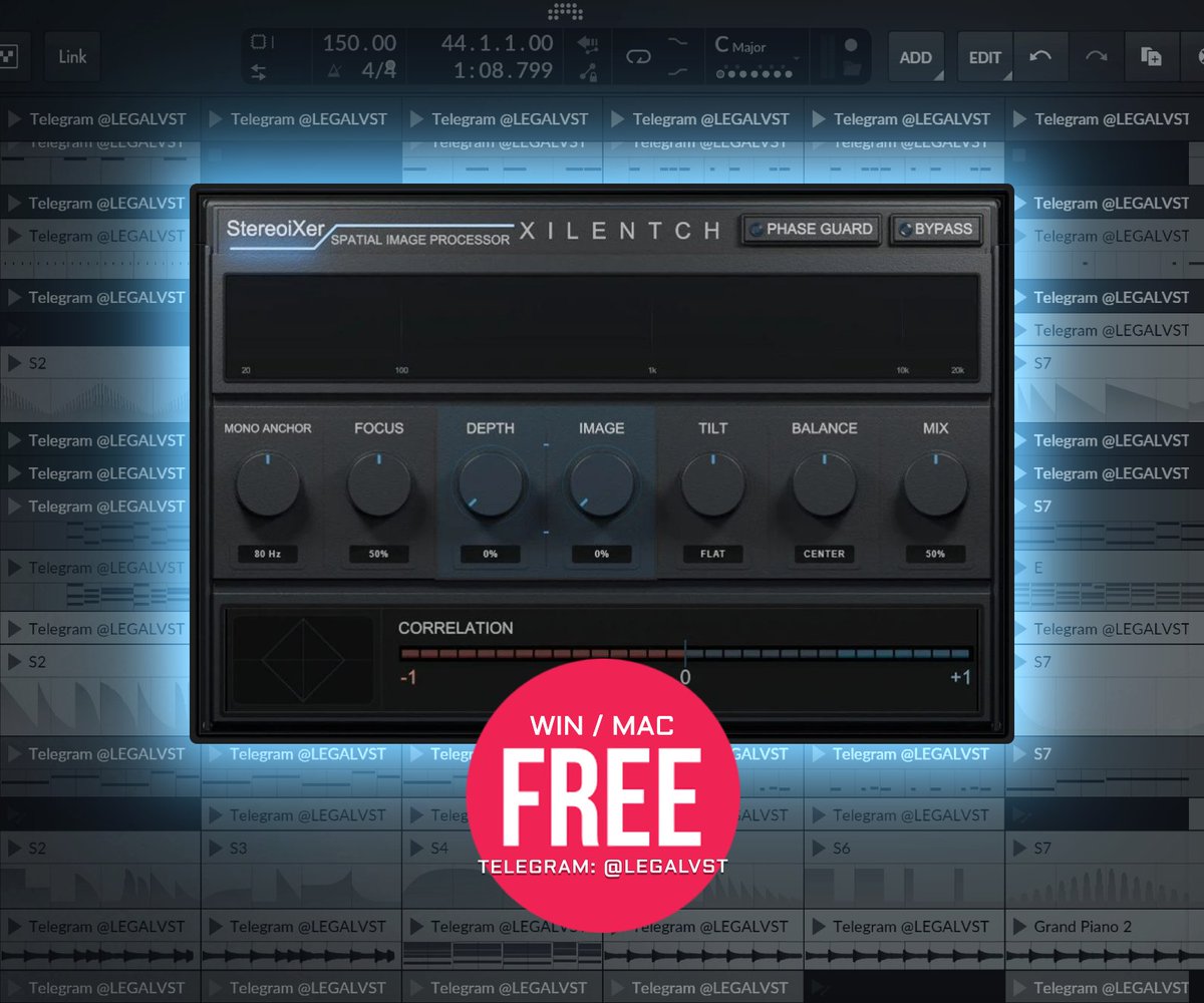 LEGAL_VST's tweet photo. StereoiXer by @xilentch 🎛️
Multi-band spatial image processor
💻 Mac/Win (AU/VST3/AAX)
🎁 FREE (Donations optional via Patreon) https://t.co/PnAfPS93X7
More freeware 👉 https://t.co/okUqkdbI6A
#freeplugin #spatialprocessor #multiband #stereo #immersive https://t.co/1EuypV68UF