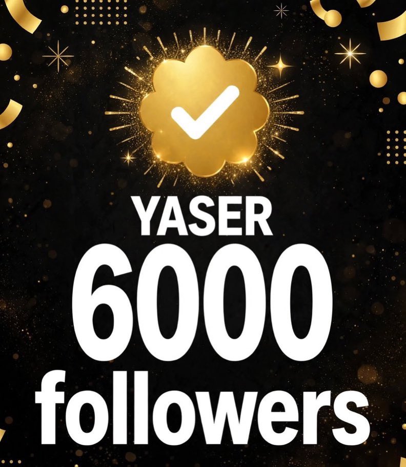 yasser19_88's tweet photo. If you need 6000+ followers 🤝👇

Say  Good 🔥

I will boost your page. ✅✈️✅ https://t.co/7FykbQNIGE