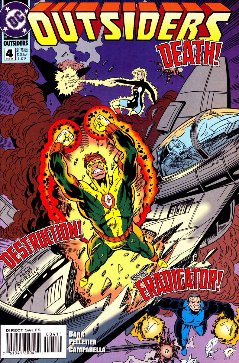 dctrinity90s's tweet photo. The Eradicator Saga! (David Connor) 
The Outsiders Chapter 02 - New Earth Date: February 1994 - Storyline: Storming The Palace #TheEradicator https://t.co/LoR7DNH5OR