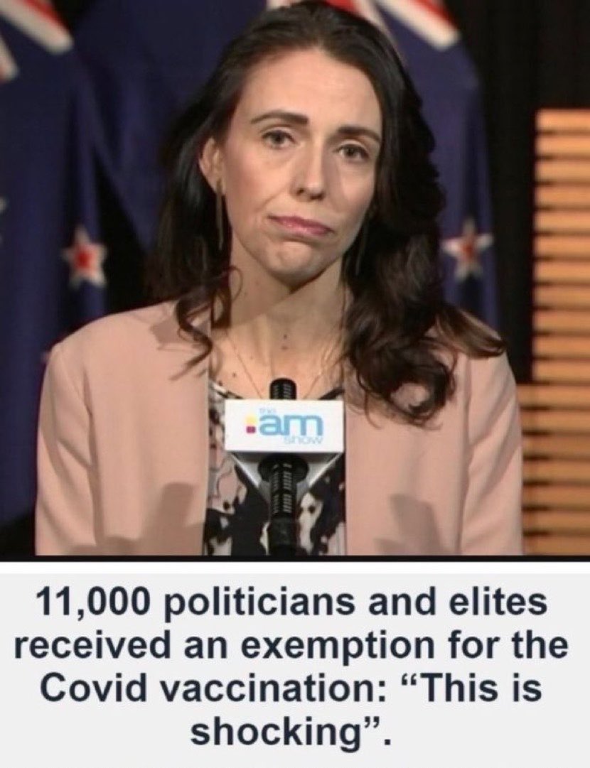 DeepLeaksHQ's tweet photo. WEF Dictator Jacinda Ardern did not take the ‘vaccine’ that killed her own Citizens. Instead, she fled the Country…and sits on the Board of the Death Star…Blackrock…the Financial Arm of the World Economic Forum. 

Arrest this Monster for Genocide. https://t.co/TbzRc3FiNz