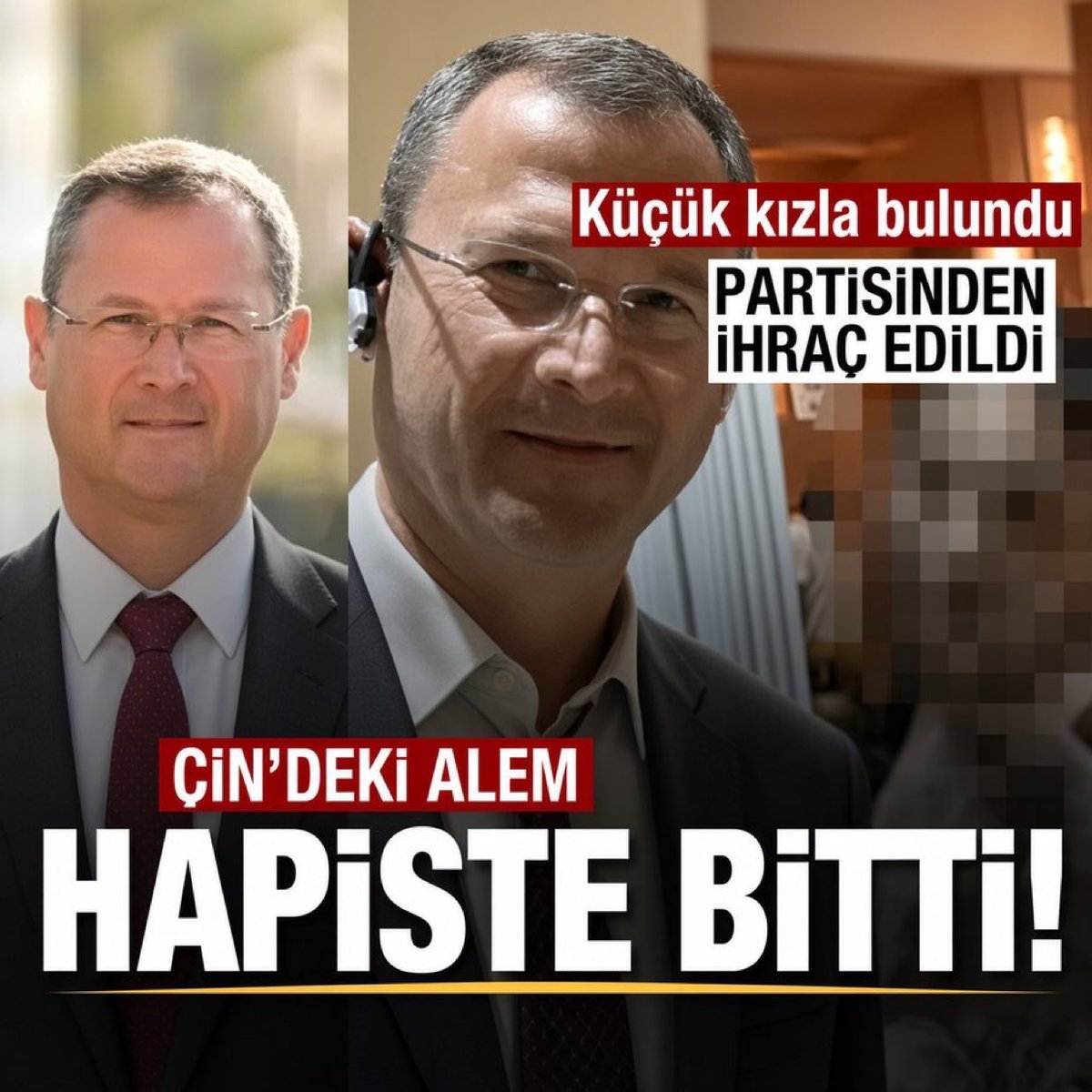 GizliArsiv's tweet photo. Adamlar şey yaparken yakalanmamak için Çin’e kadar gidiyor, orada bile yakalanıyorlar!

Çin’de otel odasında 18 yaşından küçük bir kızla yakalanan CHP’li mi Yeni Partili mi? Adını siz koyun Fethiye Belediye Meclis Üyesi Ruhtan Başkaya tutuklanmış. https://t.co/qsYqWyl3NH