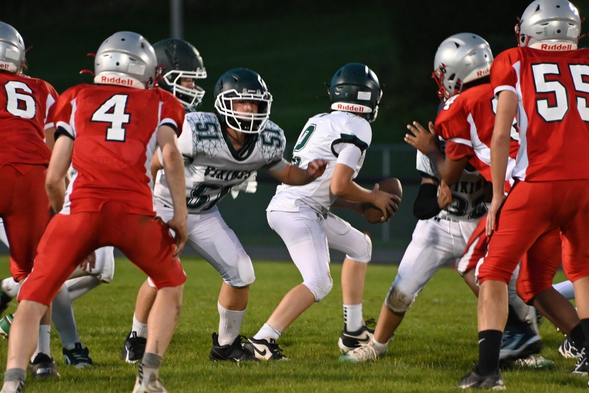 GmHartman13's tweet photo. Photos from last nights win, 20-0. 

#Quarterback #Football #Win #Classof2031 https://t.co/1uhWNzMNo1
