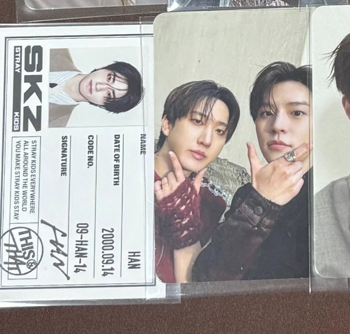 skz8_m's tweet photo. @jn16914922 初めまして、検索よりお声がけ失礼致します。
こちらのハンを所持しております。◯フィリックスとの交換は可能でしょうか？
異種となり難しいかと思いますが、ご検討のほどよろしくお願いいたします🙇🏻‍♀️ https://t.co/T6AM3mMvfS